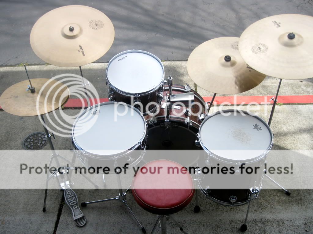 Cowbell mounting on the bass drum [DFO] Drum Forum